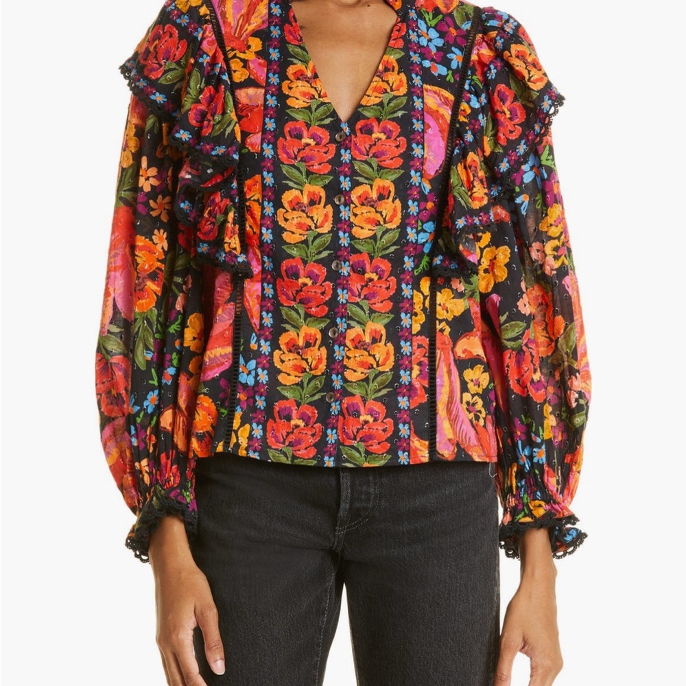 FARM Rio Multicolor Floral Blouse